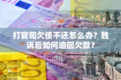 北京打官司欠债不还怎么办？胜诉后如何追回欠款？