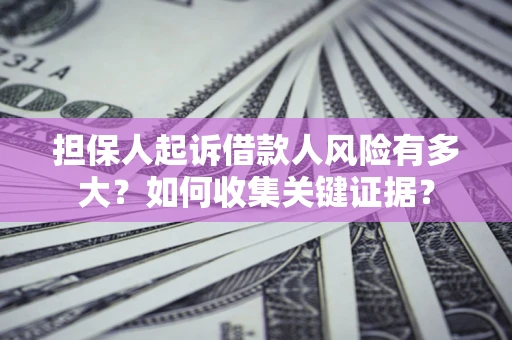 北京担保人起诉借款人风险有多大？如何收集关键证据？