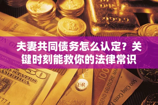 北京夫妻共同债务怎么认定？关键时刻能救你的法律常识