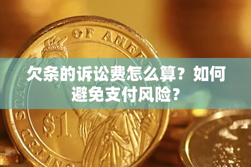 北京欠条的诉讼费怎么算？如何避免支付风险？